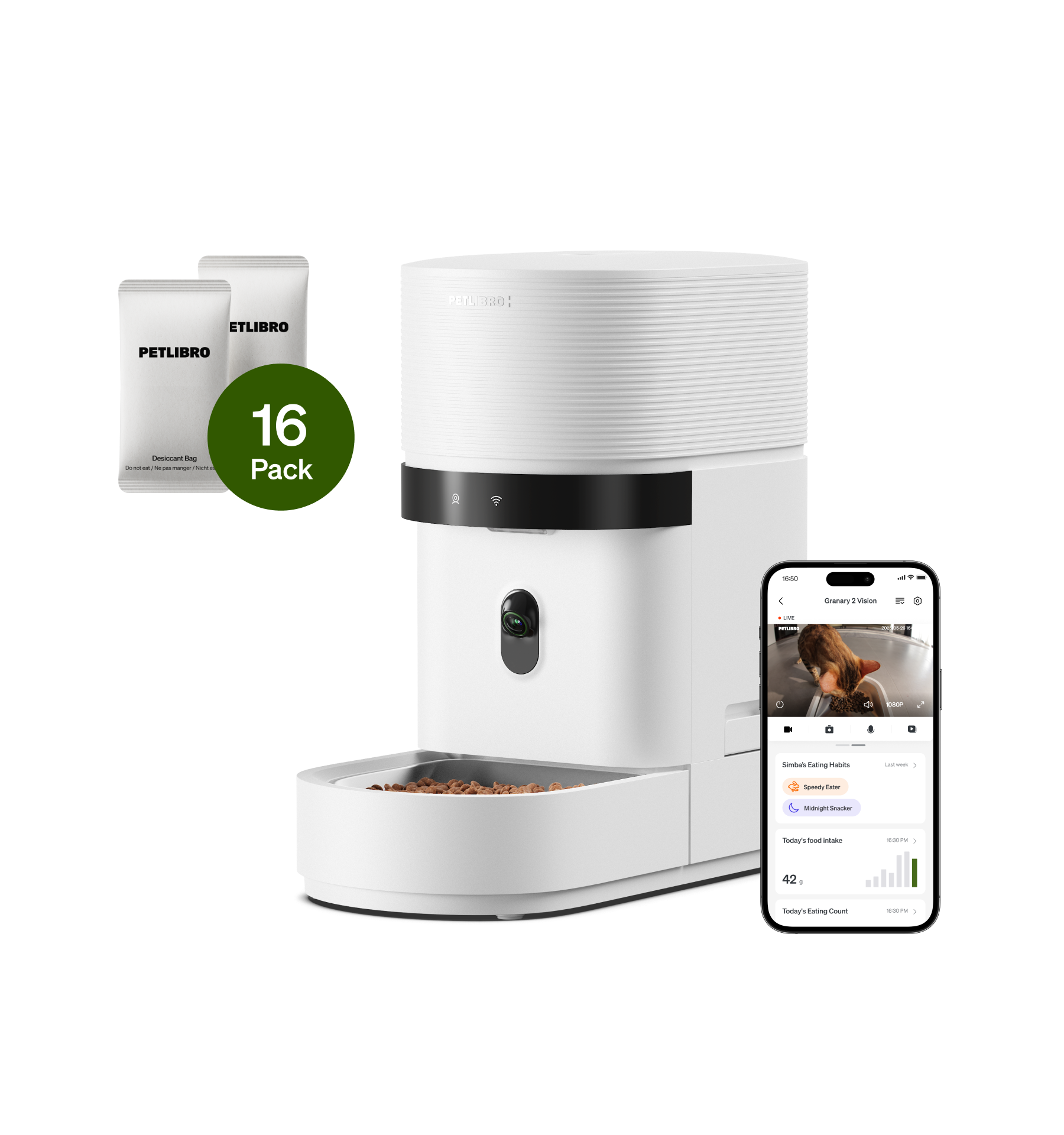 Granary 2 App-Controlled Camera Feeder Kit | PETLIBRO