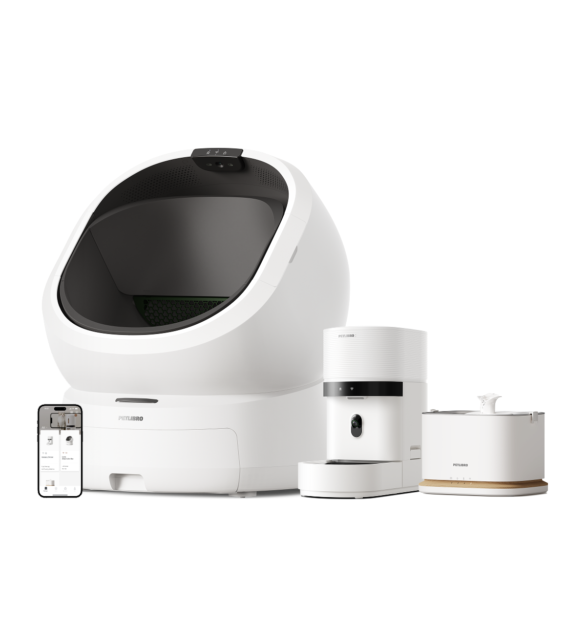 Granary 2 Vision & Luma Smart Litter Box & Dockstream 2 Smart