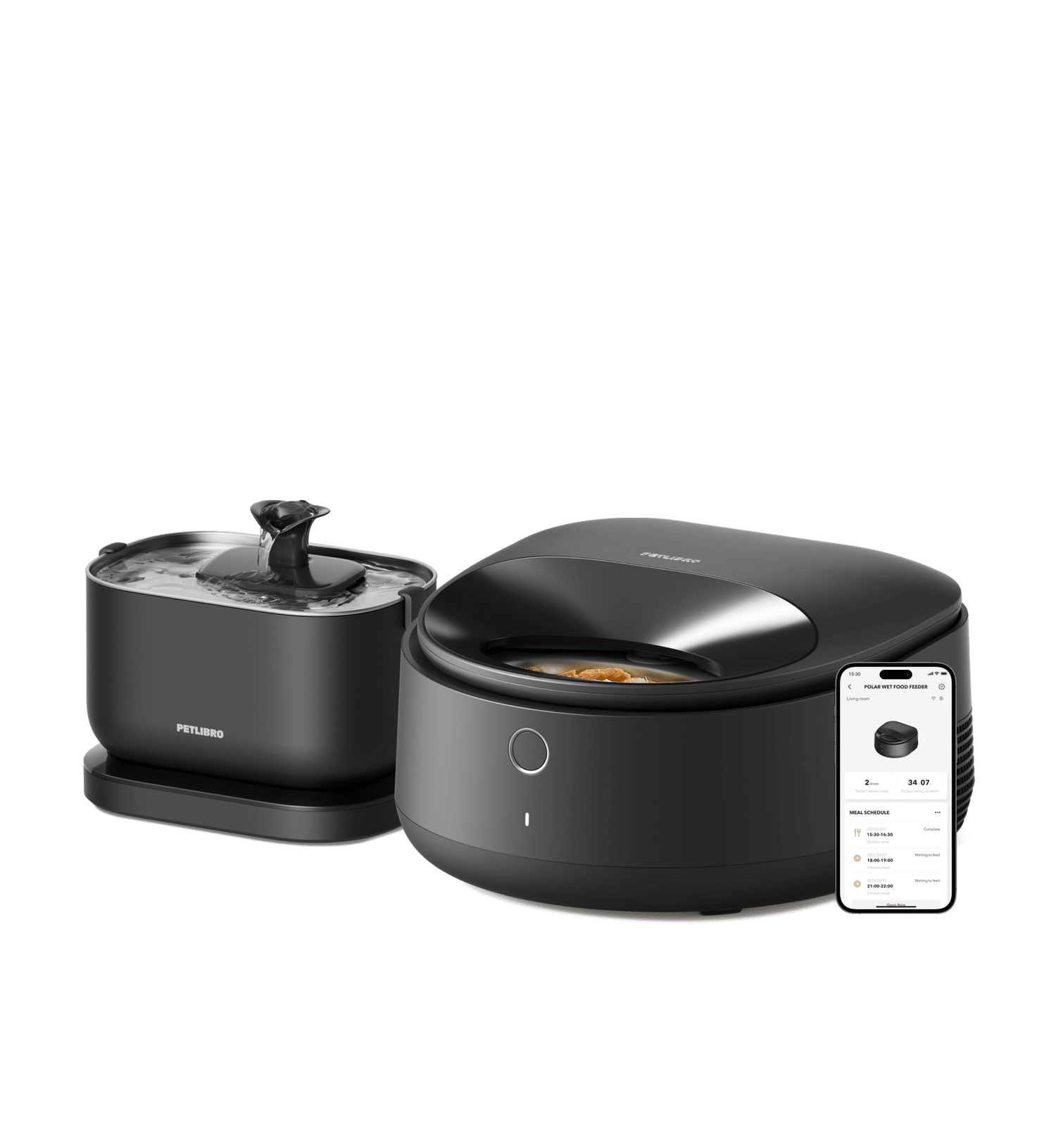 Polar Wet Food Feeder & Cordless Fountain Bundle - PETLIBRO