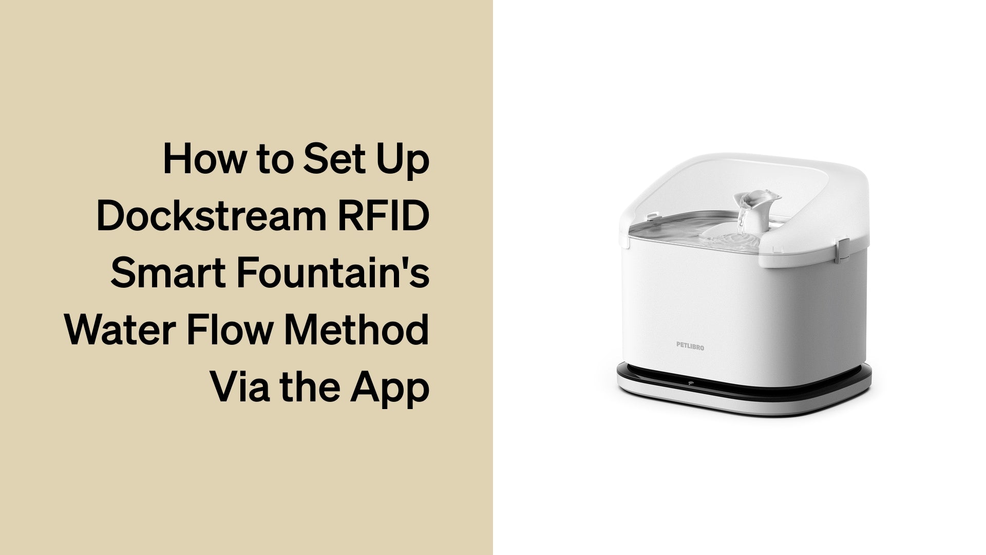 Dockstream RFID Smart Fountain