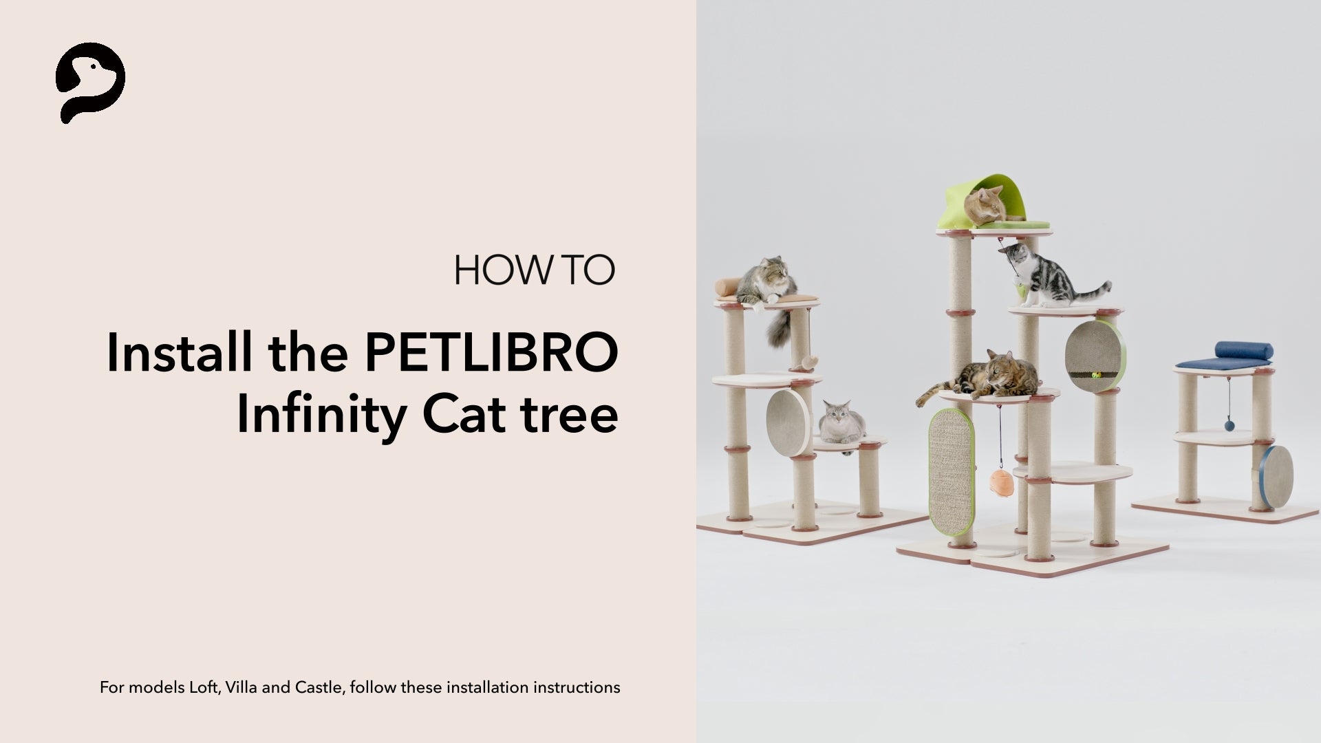 How the Infinity Cat Tree Works - Villa (PLCT004)