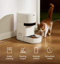 Petlibro pet feeder for multiple cats, rfid cat feeder with portion control; reliable wifi cat feeder for proof how to know if my cat ate
