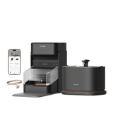Petlibro PETLIBRO pet feeder and cat water fountain set; app screen shown, includes cat collar tag, not a litter box