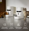 Petlibro pet feeder for multiple cats, rfid cat feeder with camera; cat feeder portion control, reliable wifi, proof of feeding tracking