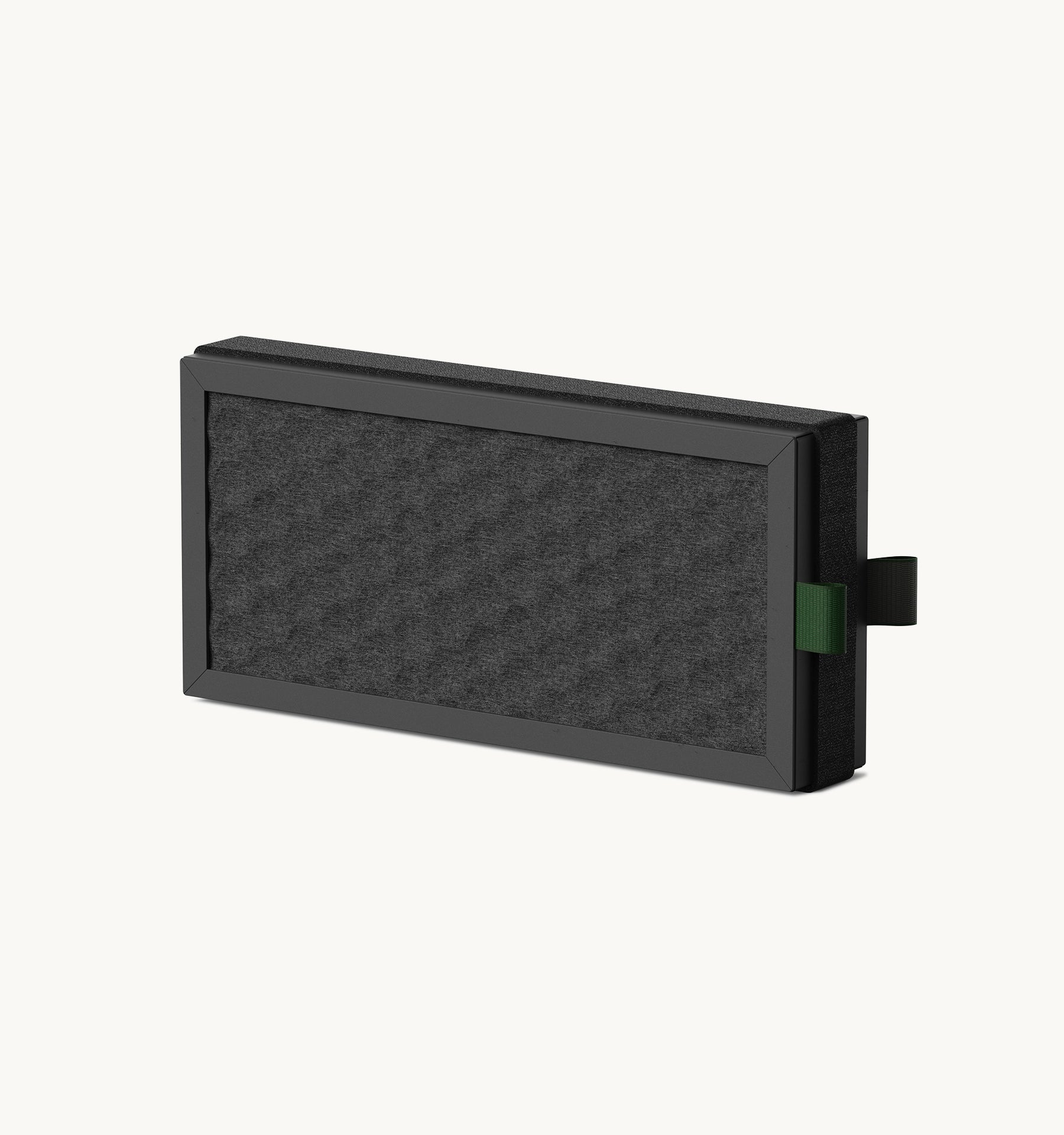 Petlibro rectangular black and dark gray replacement air filter with fabric surface and pull tabs