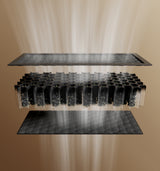Petlibro multi-layer black honeycomb air filter with activated carbon and felt pads for pet odor control