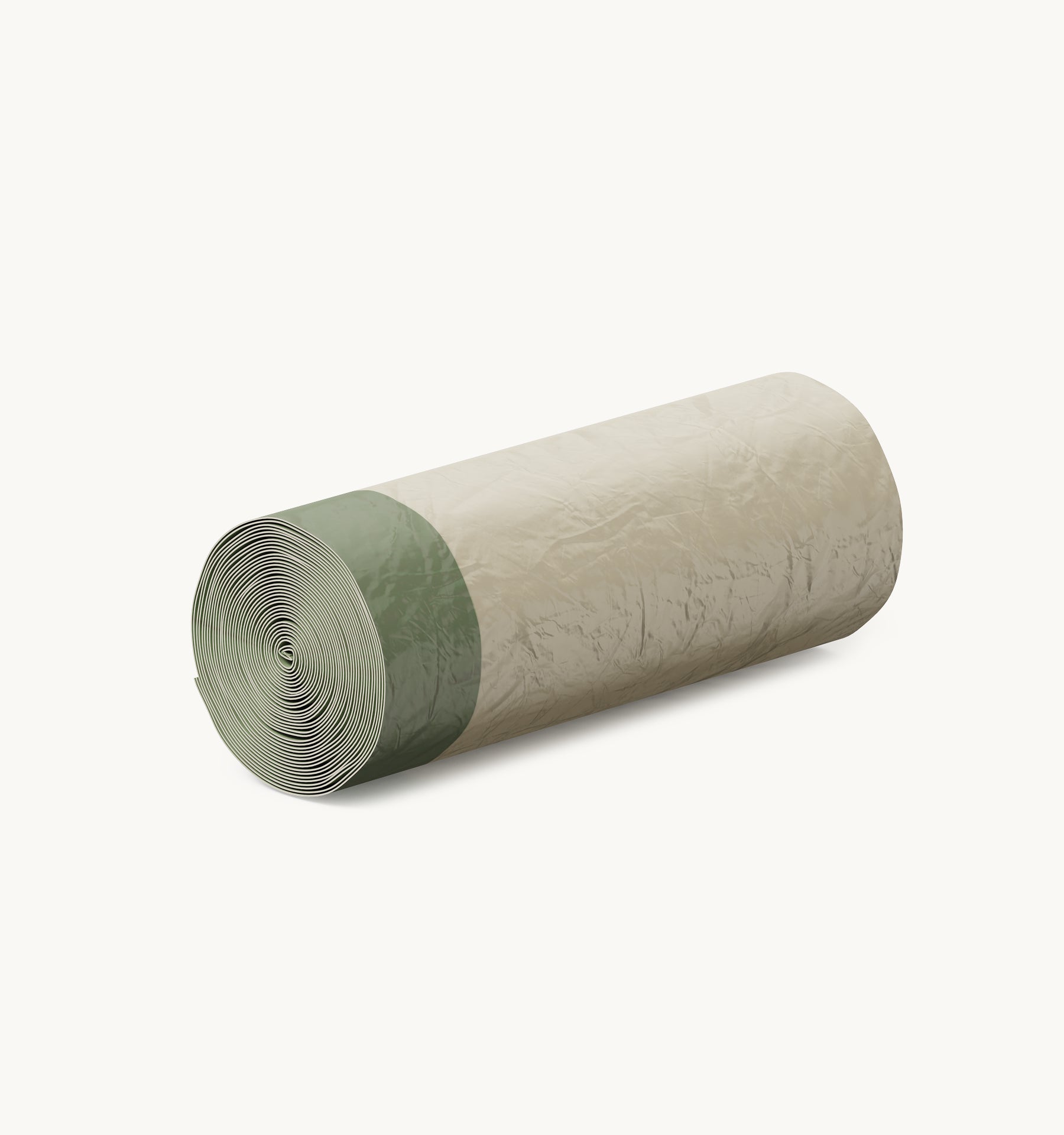 Petlibro roll of biodegradable beige and green pet waste bags for easy cleanup