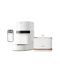 Petlibro pet feeder for multiple cats and rfid cat feeder with app; smart cat feeder with camera, portion control, reliable WiFi, proof of feeding