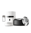 Petlibro pet feeder for multiple cats, rfid cat feeder with camera and app; reliable wifi cat feeder, portion control for weight management feeder
