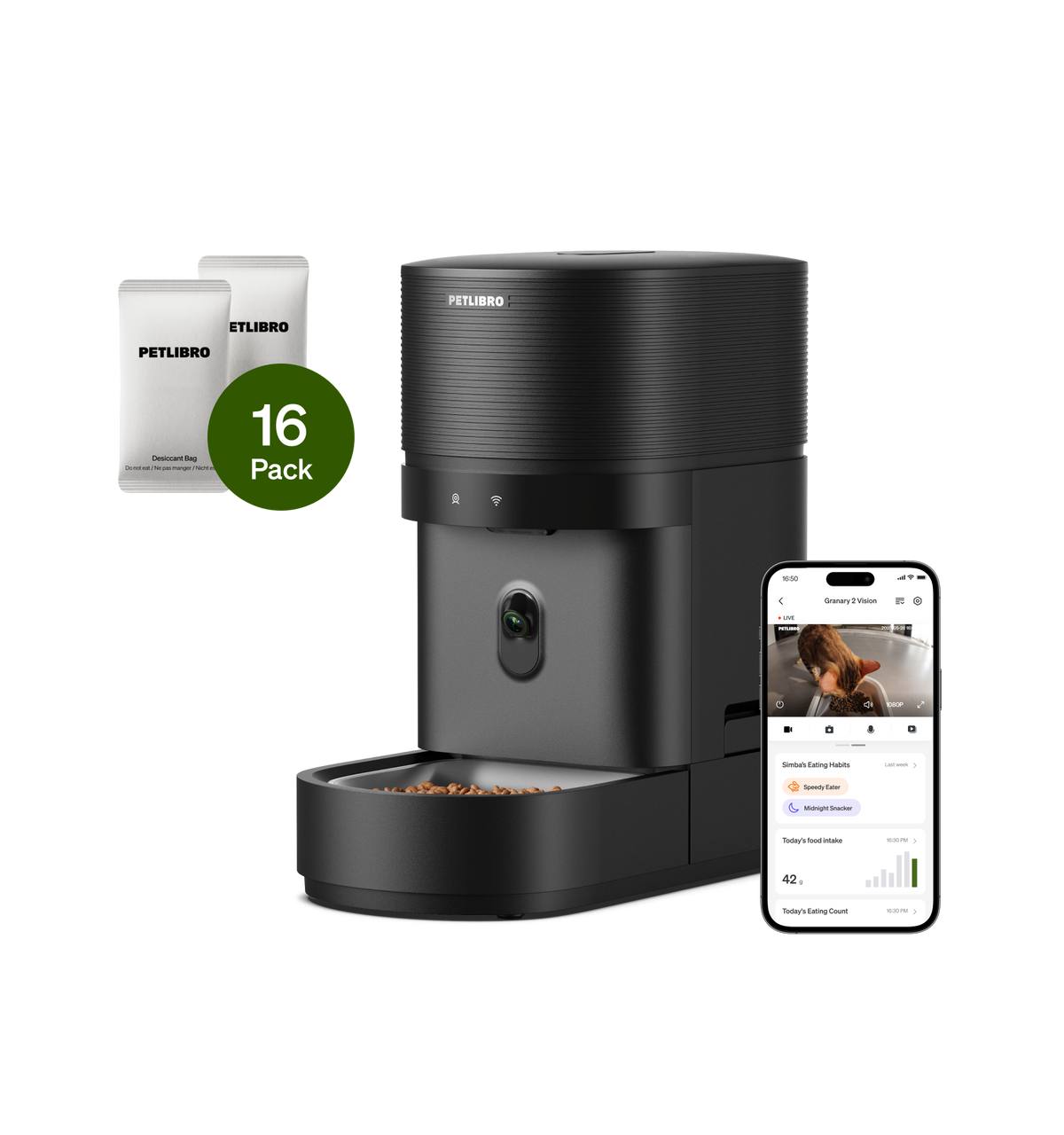 Granary 2 App-Controlled Camera Feeder Kit | PETLIBRO