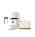 Petlibro pet feeder for multiple cats, rfid cat feeder with camera and app; reliable wifi cat feeder, cat feeder portion control, proof of feeding how to know if my cat ate, petlibro vs petkit best automatic cat feeder reddit