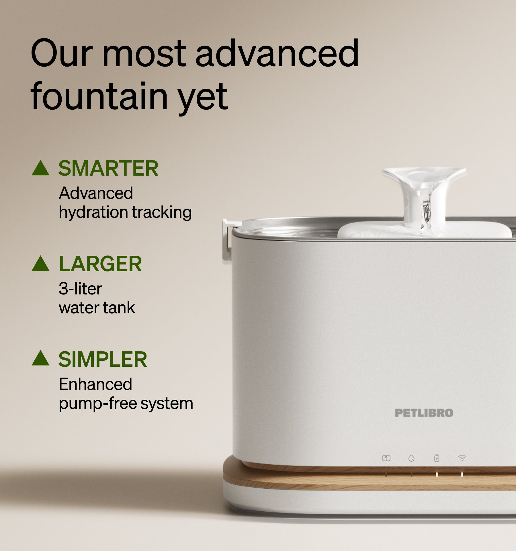 Dockstream 2 White Cat Water Fountain | PETLIBRO