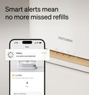 Petlibro smart alerts screen; reliable wifi cat feeder with camera for multiple cats, rfid cat feeder, cat feeder portion control proof of feeding.