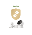 Petlibro Care Plus set featuring white automatic pet feeder, water fountain, smart camera, and self-cleaning litter box