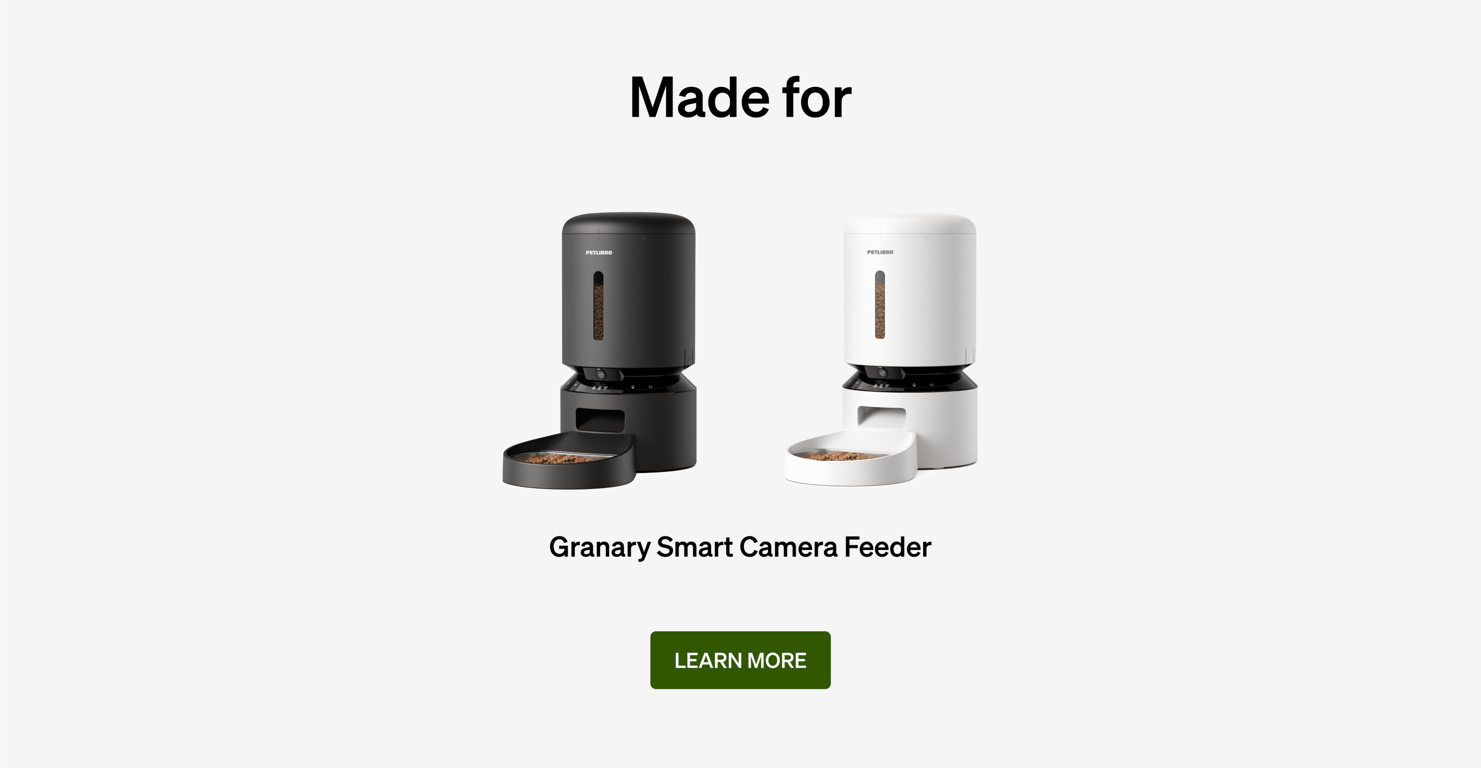 Petlibro Granary smart camera cat automatic feeder in black and white; PETLIBRO pet fountain; Petlibro Luma odor control luma smart litter box automatic self cleaning litter box deodorizer