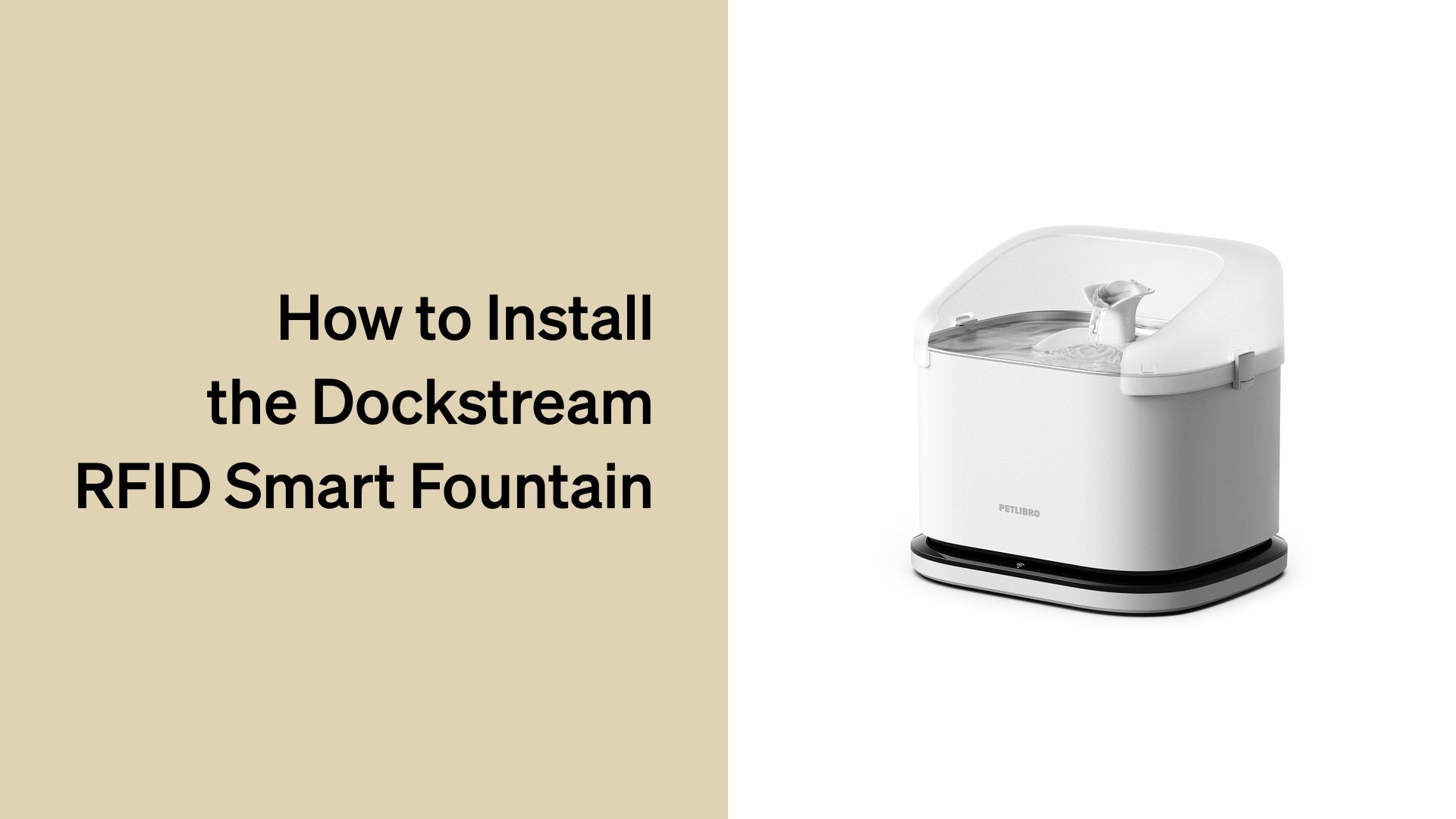 Dockstream RFID Smart Fountain