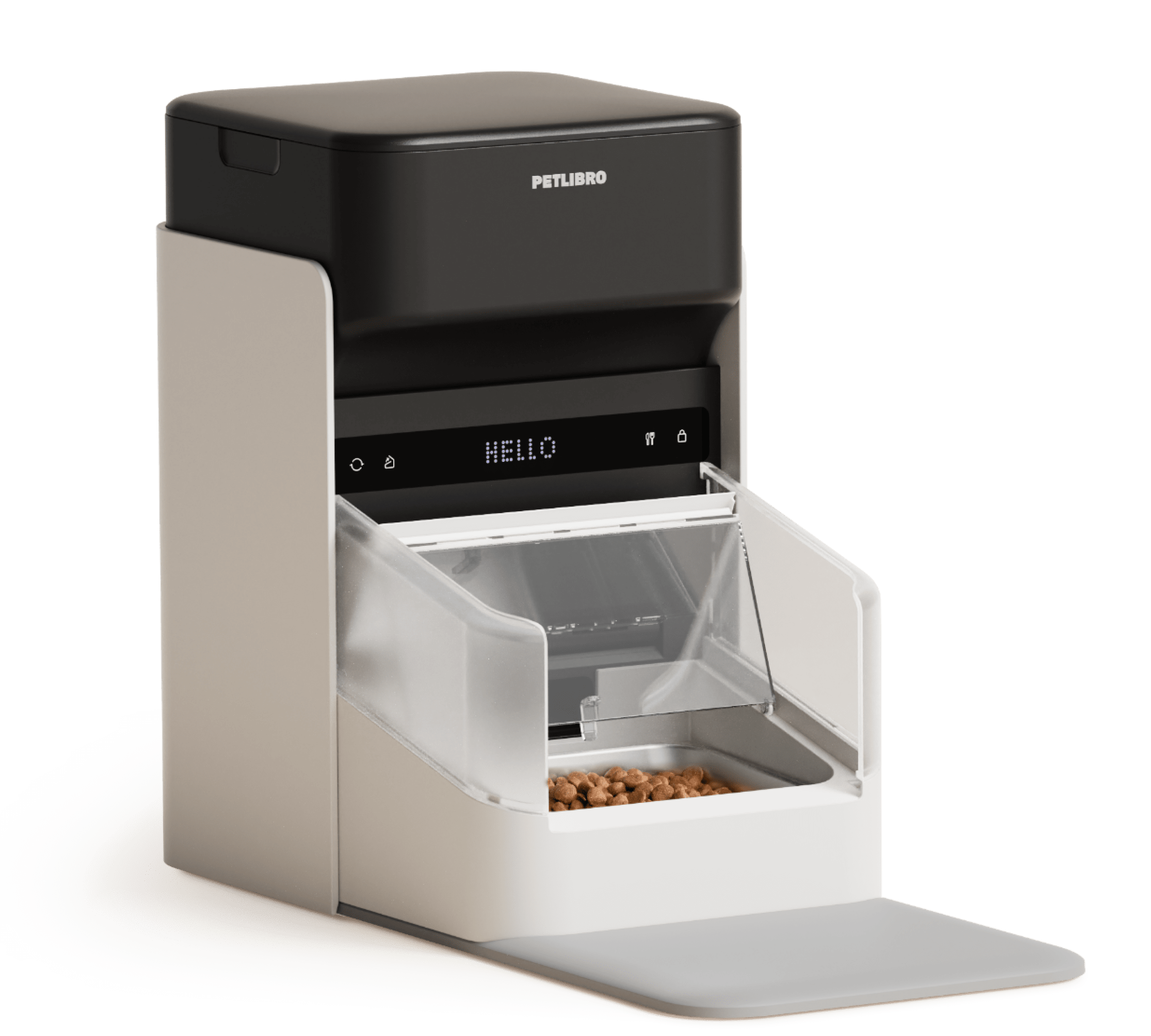 Petlibro automatic pet feeder with digital display