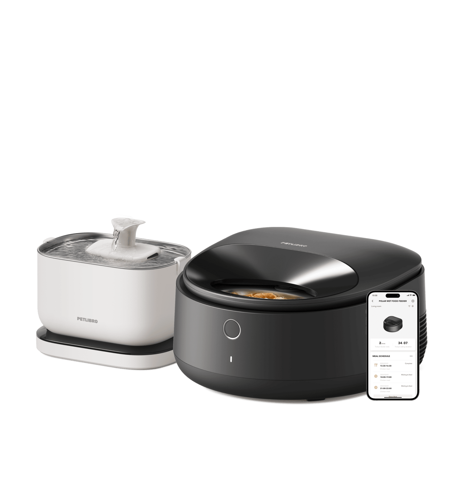 Polar Wet Food Feeder & Cordless Fountain Bundle - PETLIBRO