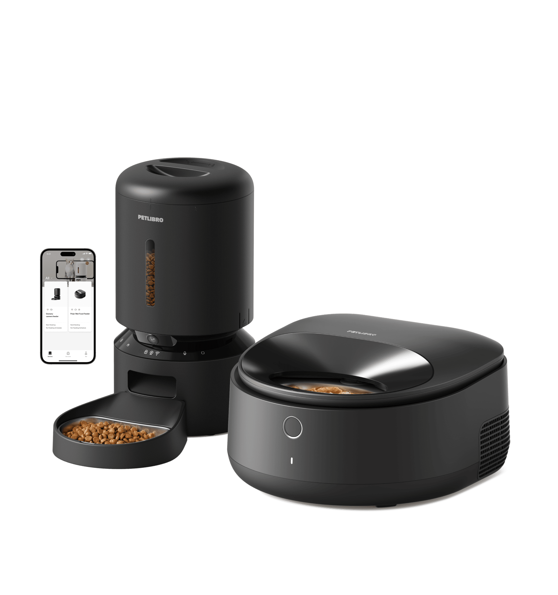 Polar Wet Food Feeder & Granary Camera Feeder Bundle - PETLIBRO