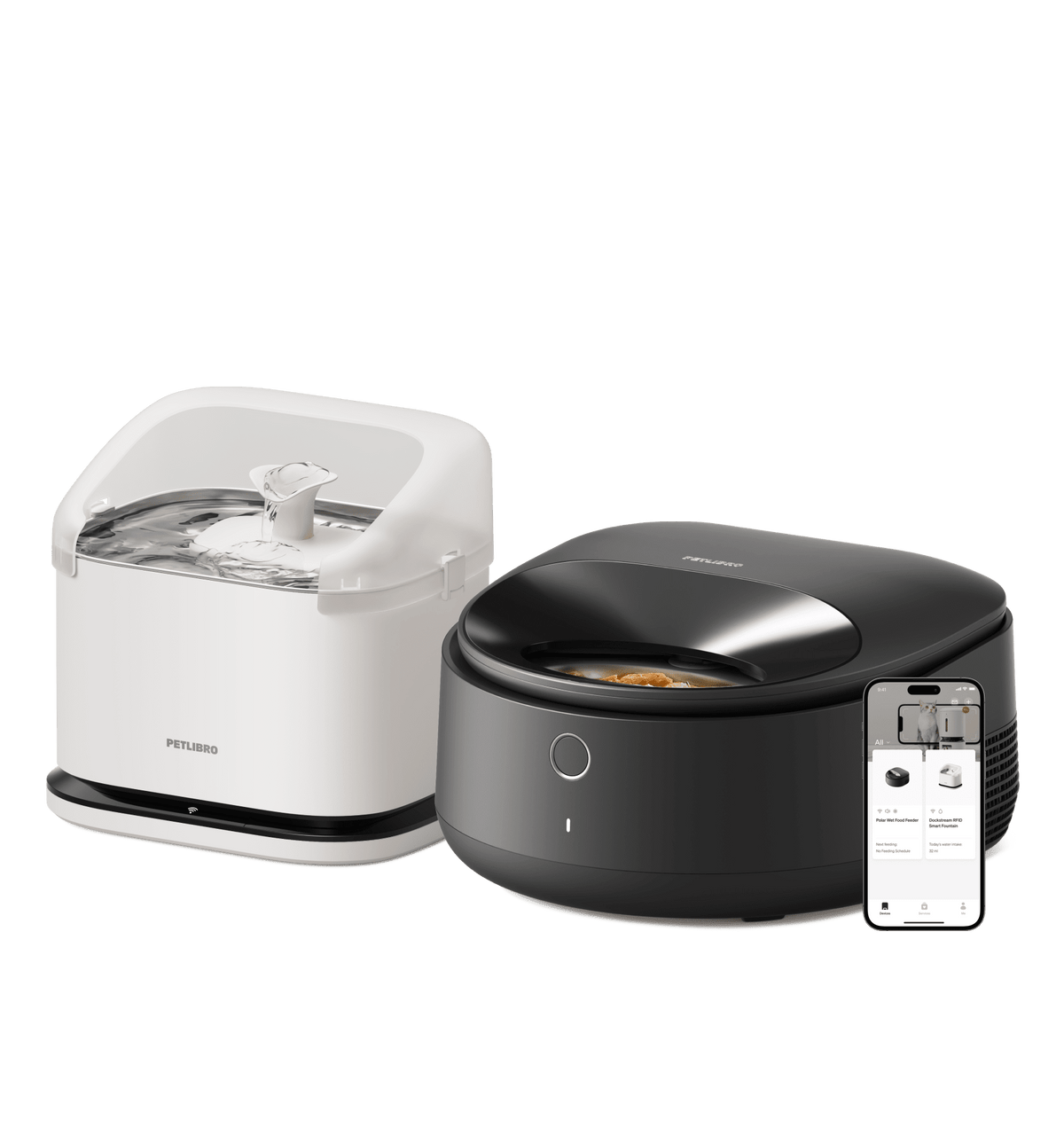 Polar Wet Food Feeder & RFID Cat Water Fountain | PETLIBRO