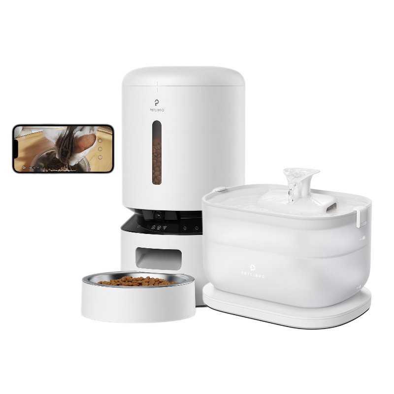 Camera Monitoring Feeder & Wireless Pump Fountain Kit - PETLIBRO