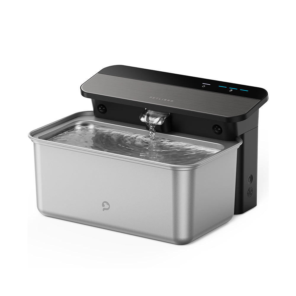 Glacier Ultrafiltration Stainless Steel Pet Water Fountain - PETLIBRO